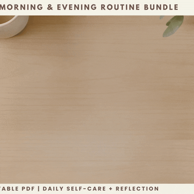 Morning Ritual Planner