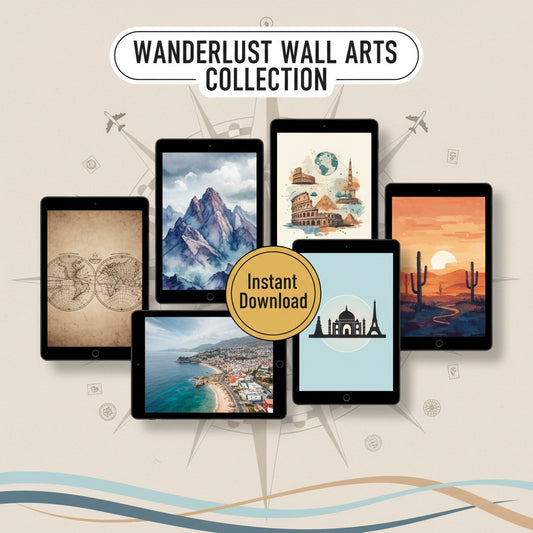 Wanderlust Wall Arts Collection